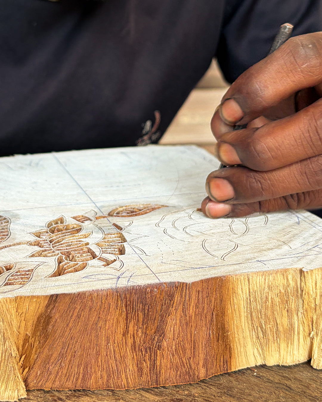 From Carved Wood to Fabric: The 7 Step Journey of a Hand Block Printed Kurta