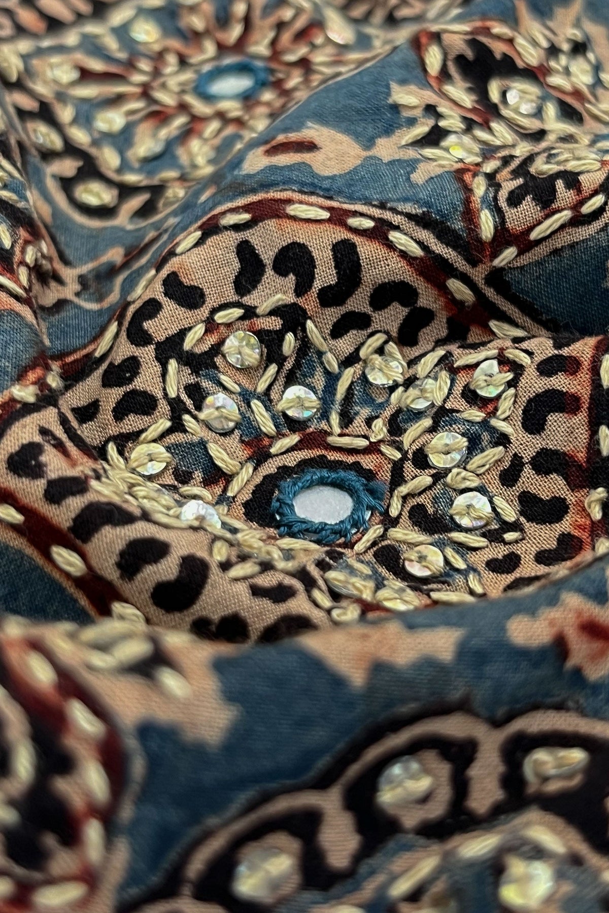 Hand-embroidered Pieces by Farida Gupta
