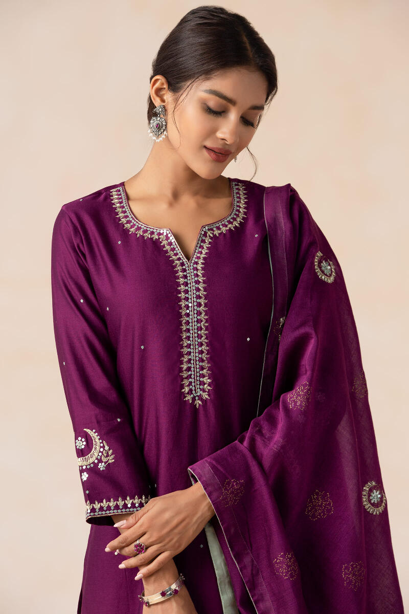 Nazma Shaheen Chanderi Dupatta