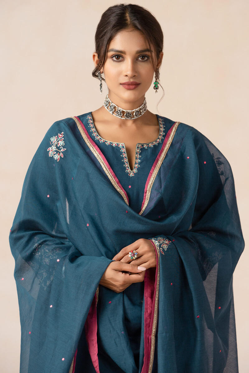 Nazma Rozinah Chanderi Dupatta