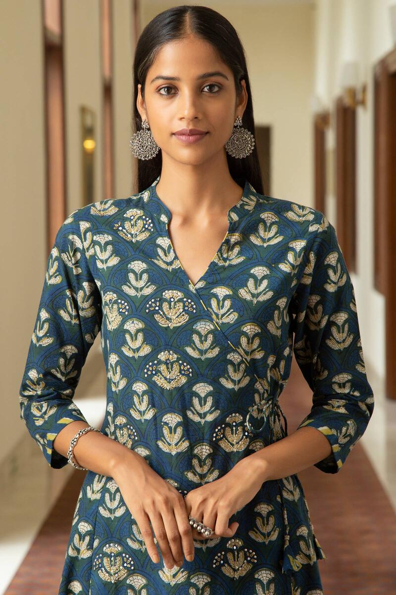 Sehra Aasma Bagru Kurta