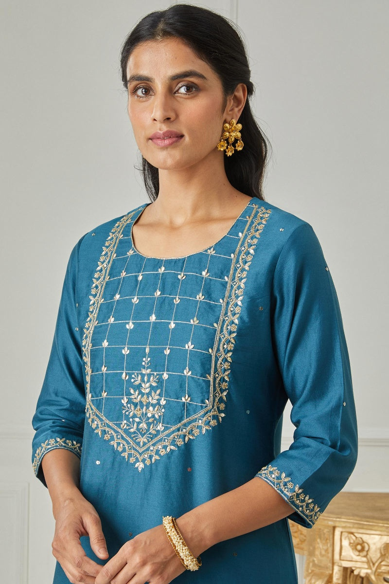 Zubeida Zeenat Chanderi Kurta