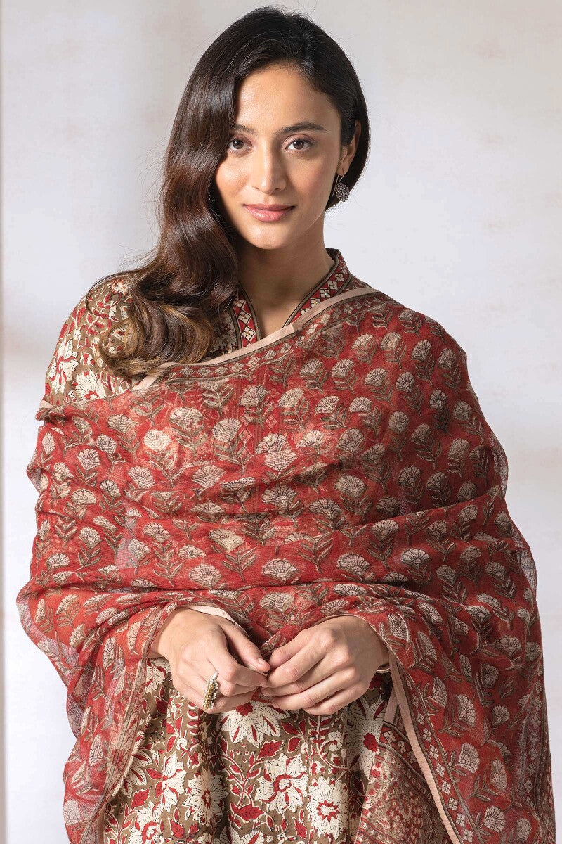 Sehra Mehr Bagru Dupatta