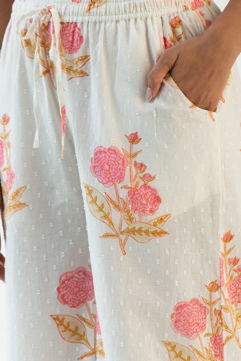 Nazm Nahida Block Printed Palazzo