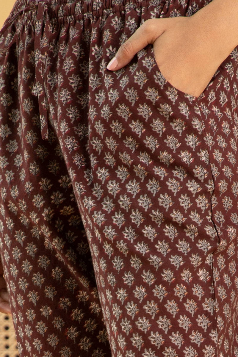 Sehra Nafisa Bagru Narrow Pants
