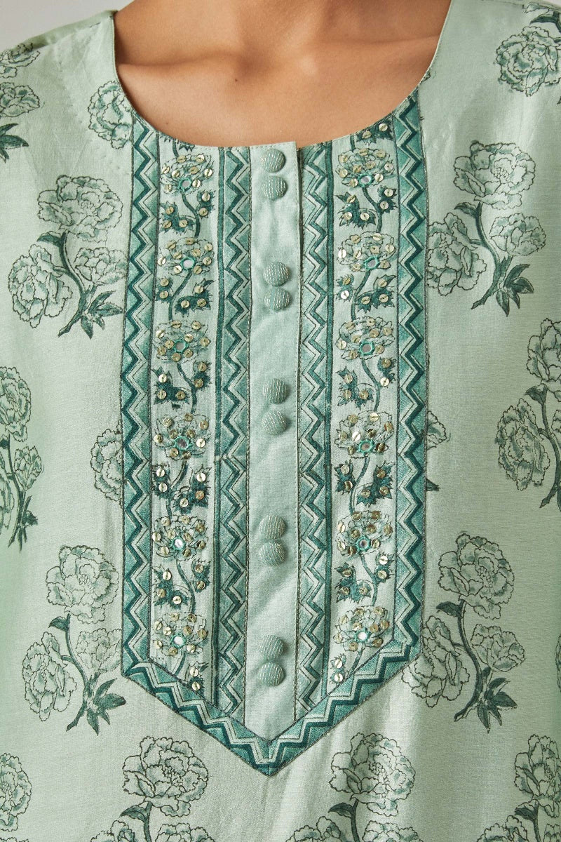 Zubeida Ruksana Chanderi Kurta