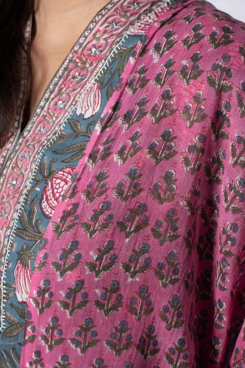 Gauhar Faizah Sanganeri Dupatta