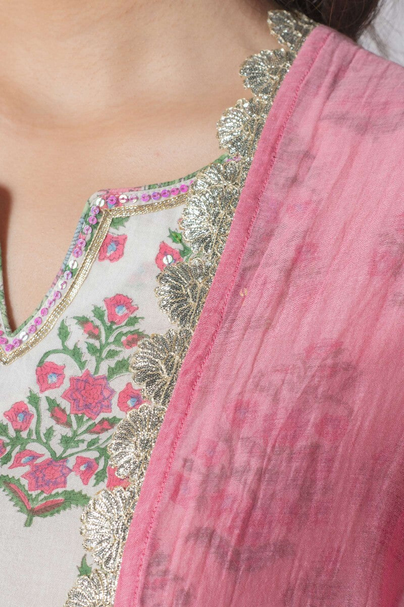 Gul Bano Zainab Cotton Silk Dupatta