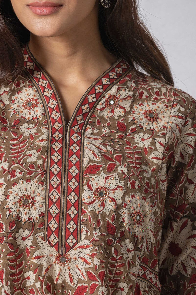 Sehra Mehr Bagru Kurta