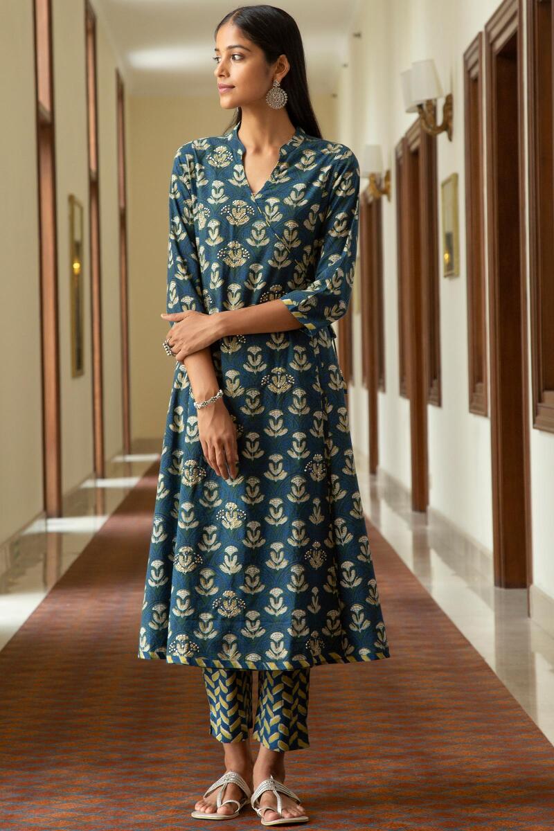 Sehra Aasma Bagru Kurta