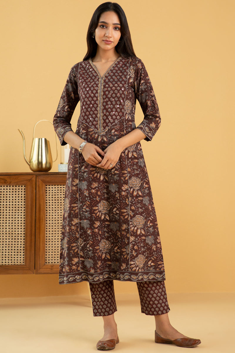 Sehra Nafisa Bagru Kurta