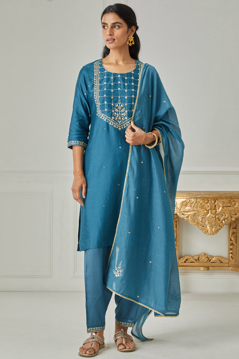 Zubeida Zeenat Cotton Silk Dupatta