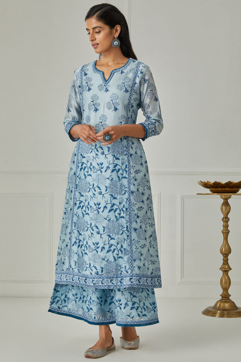 Zubeida Shazia Chanderi Kurta