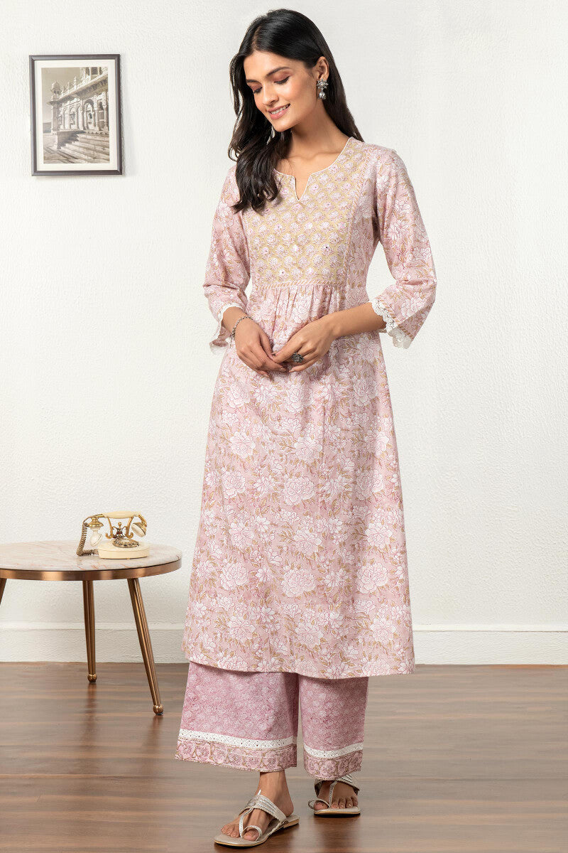 Gulbarg Shabnam Sanganeri Kurta