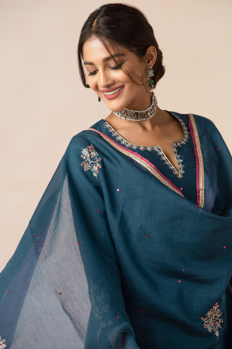 Nazma Rozinah Chanderi Dupatta