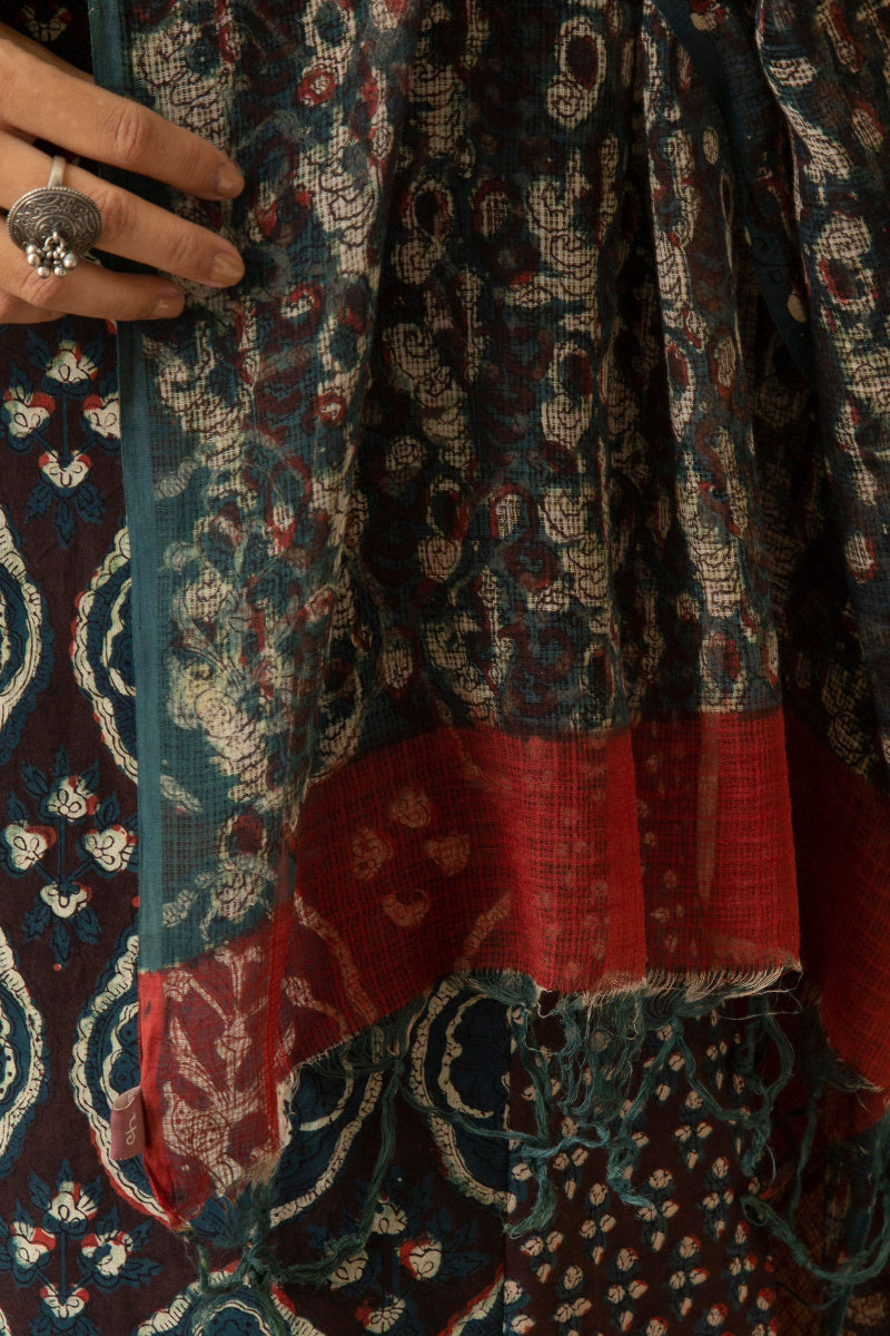 Sehra Gazal Bagru Kota Dupatta