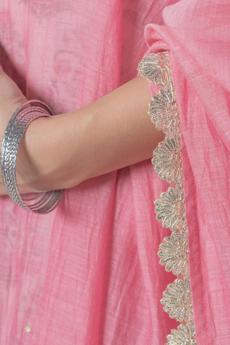 Gul Bano Zainab Cotton Silk Dupatta