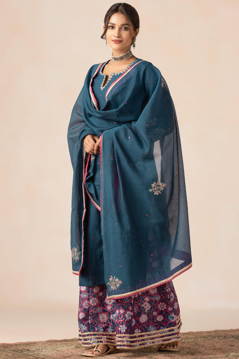Nazma Rozinah Chanderi Kurta