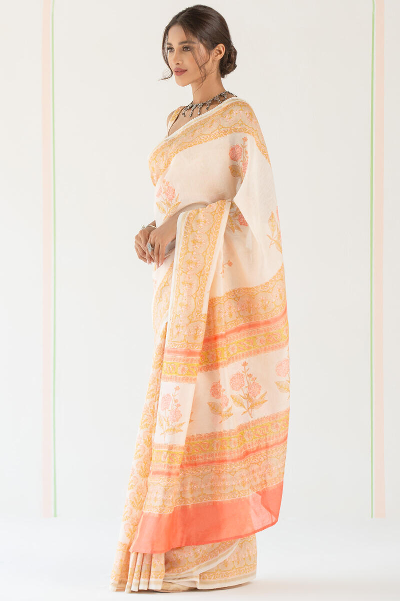 Gulbarg Nashmia Chanderi Saree