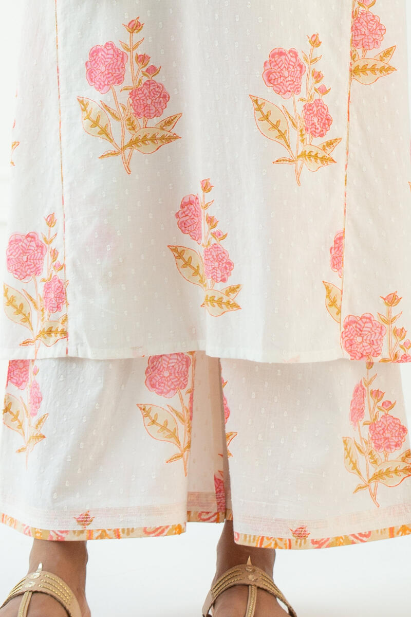 Nazm Jiya Block Printed Kurta