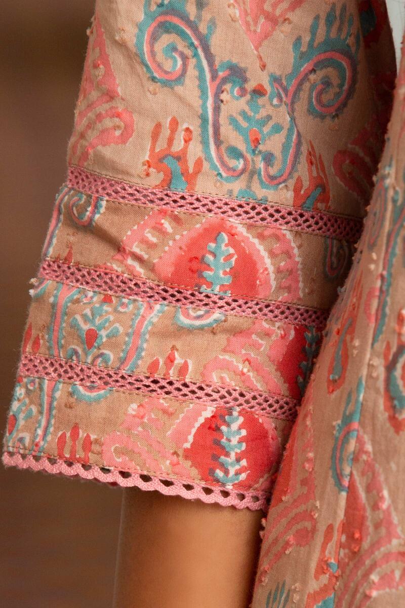 Nazm Nusrat Block Printed Kurta
