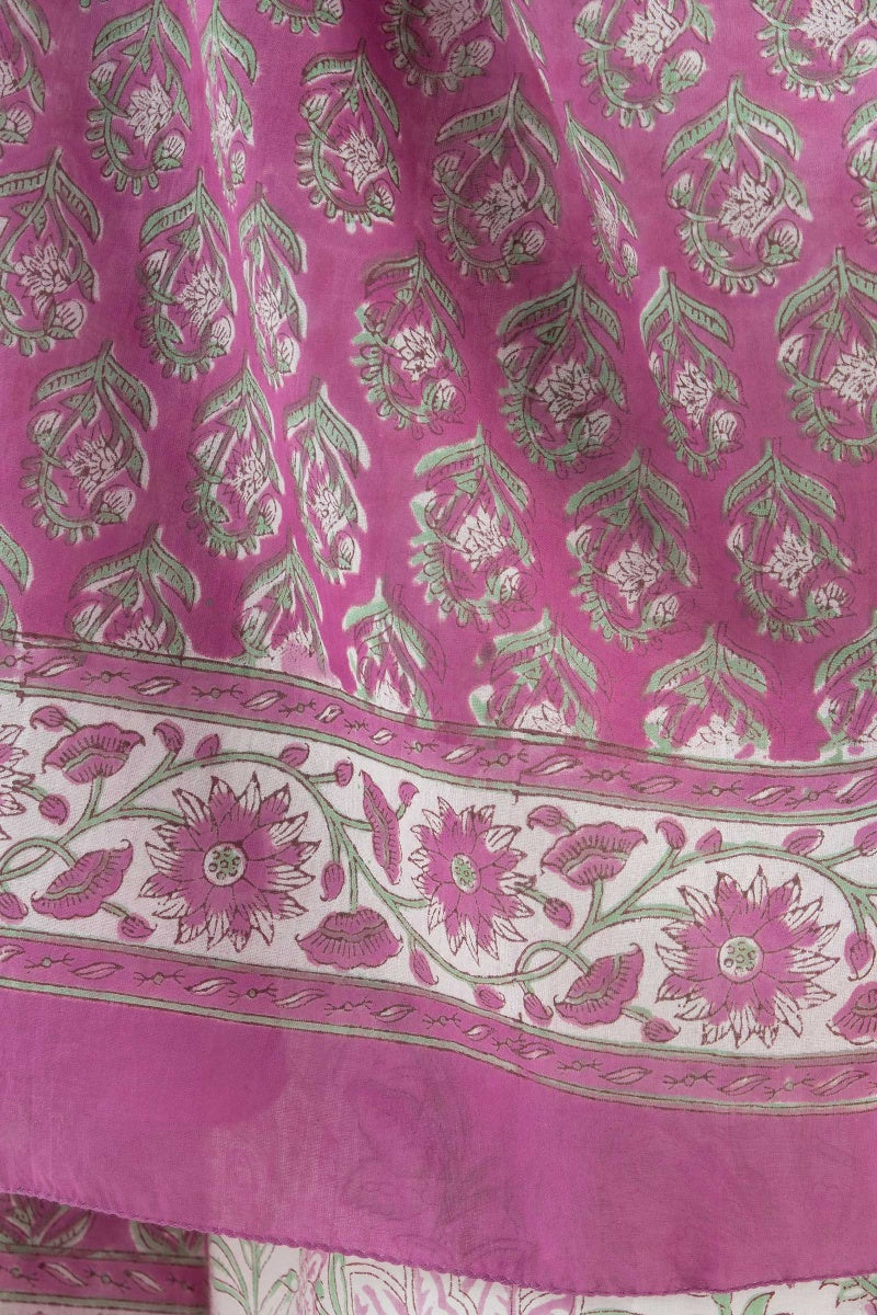 Roz Meher Mahira Block Printed Dupatta