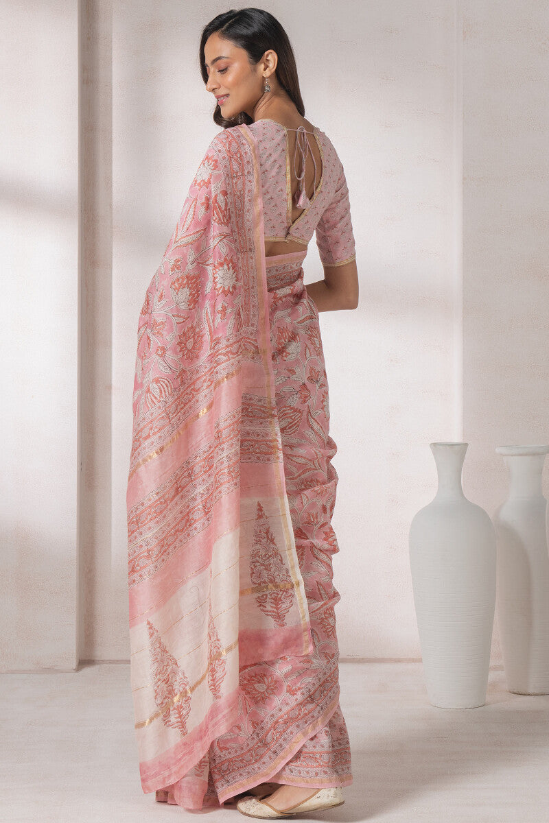 Gul Bano Naasrin Chanderi Silk Saree