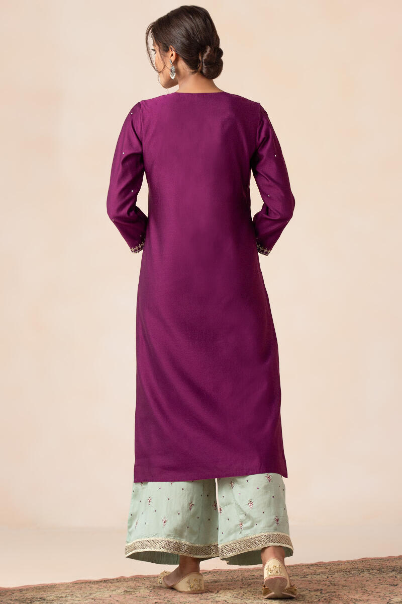 Nazma Shaheen Chanderi Kurta