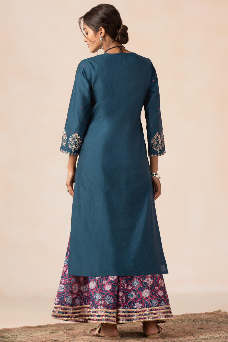 Nazma Rozinah Chanderi Kurta