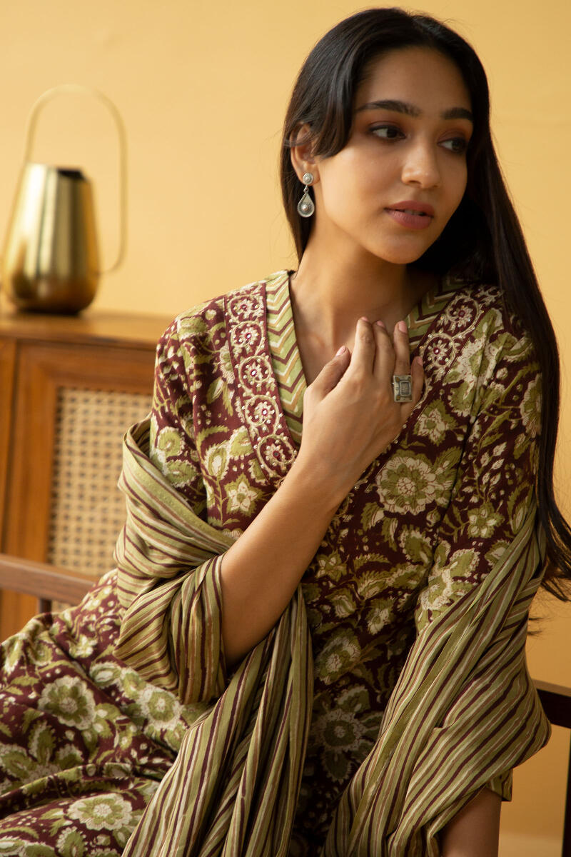 Sehra Mahreen Bagru Kurta