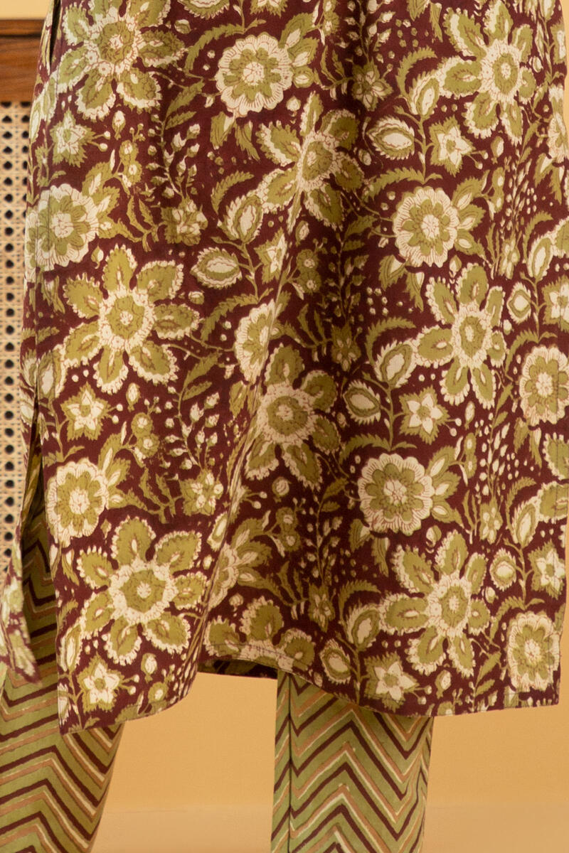 Sehra Mahreen Bagru Kurta
