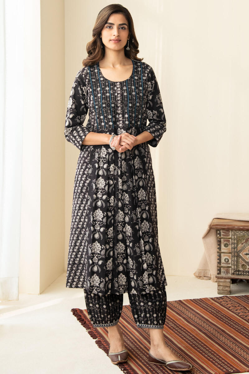 Sehra Farhat Bagru Kurta