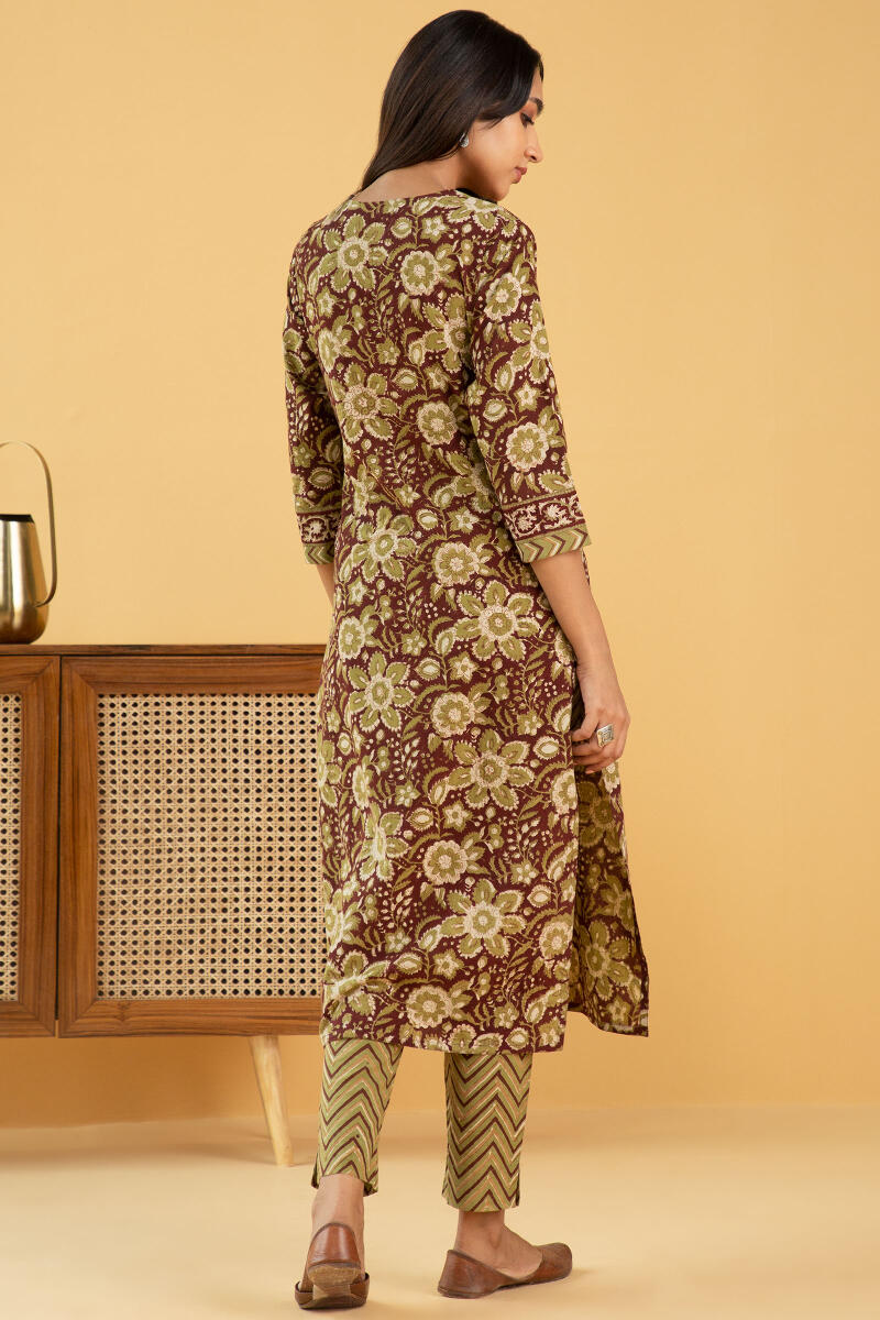 Sehra Mahreen Bagru Kurta