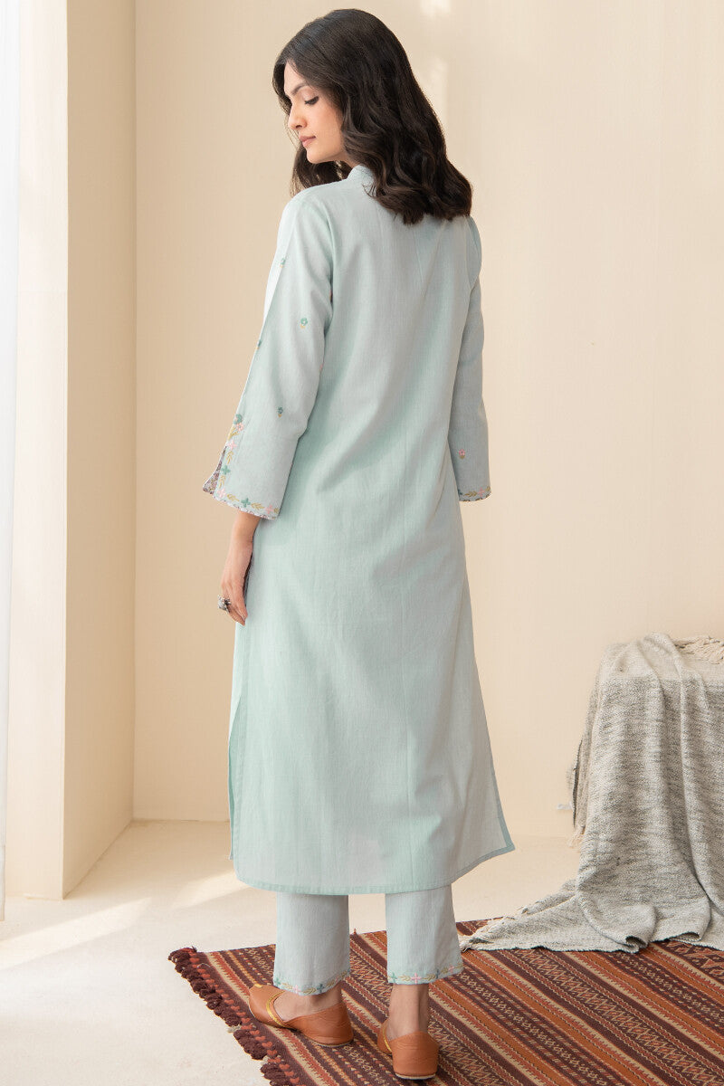 Gulbarg Layla Blue Kurta