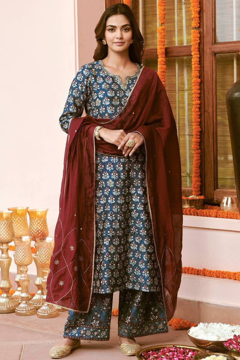 Mehrunissa Zunaira Chanderi Kurta