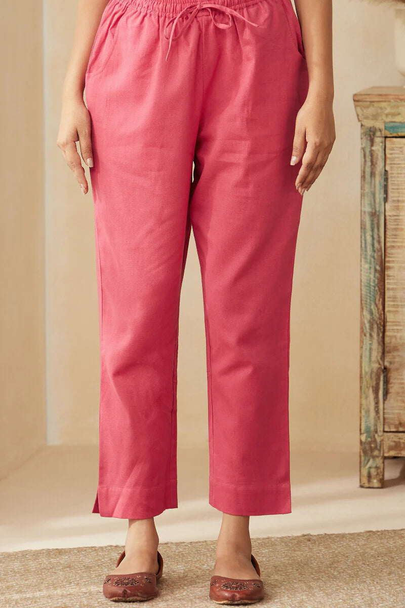 Roza Zoya Pink Narrow Pants