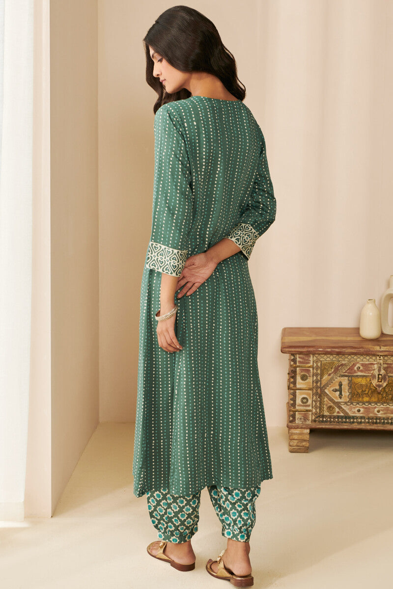 Sehra Ruhi Bagru Modal Kurta