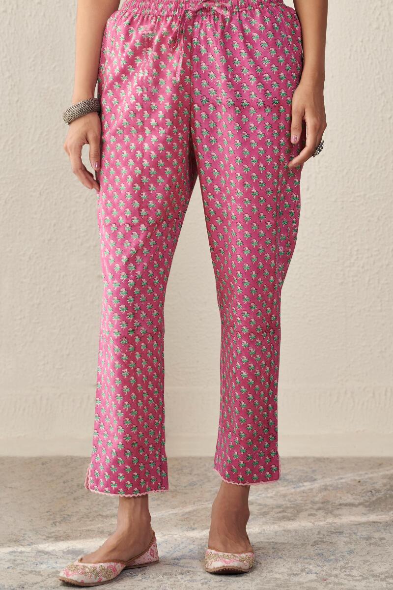 Gauhar Zahida Sanganeri Narrow Pants