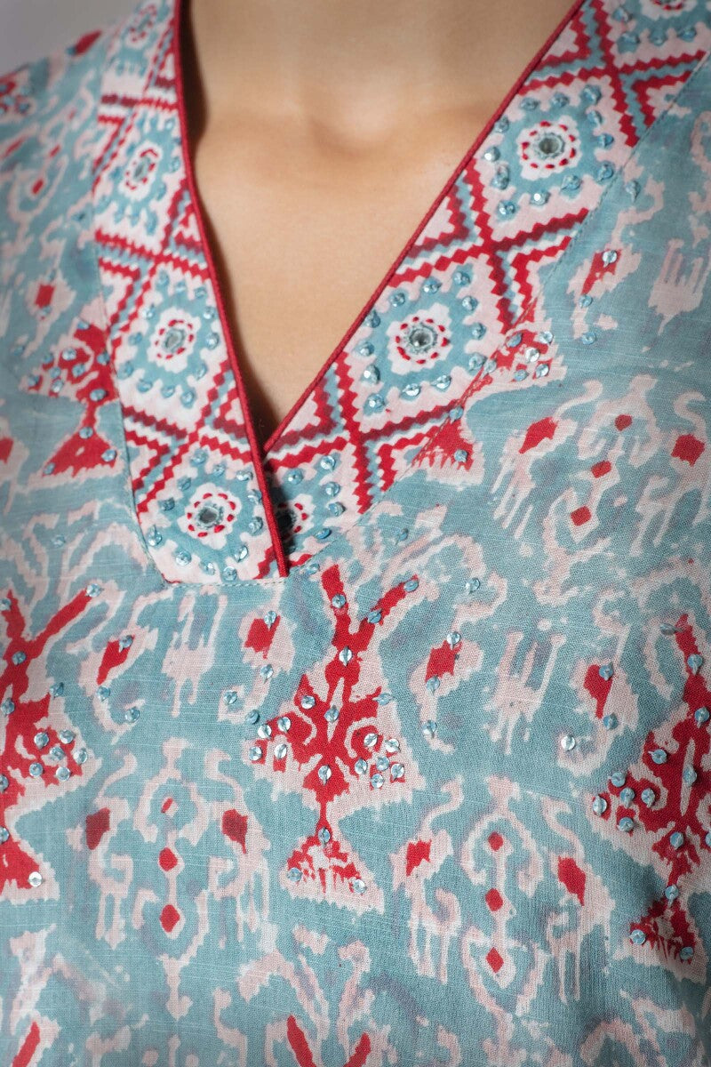 Gauhar Nazina Sanganeri Kurta