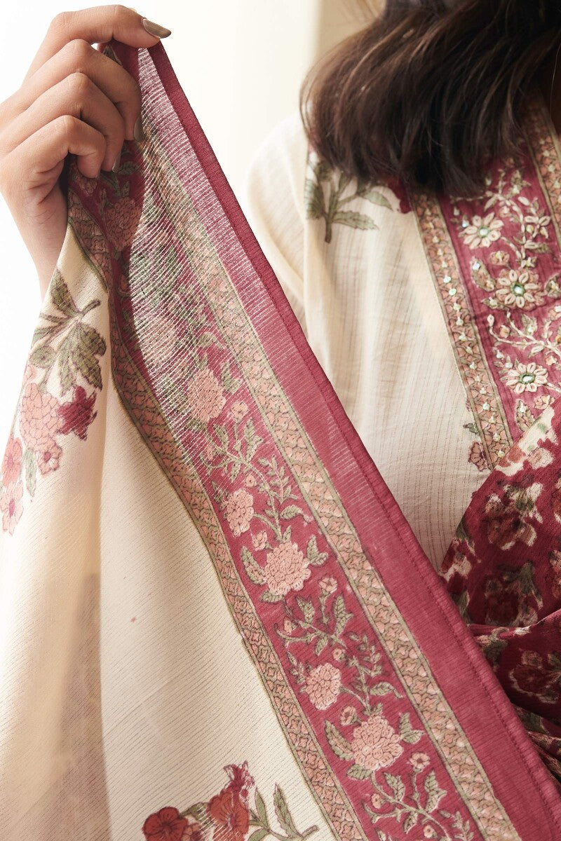 Nasrine Raisa Sanganeri Dupatta