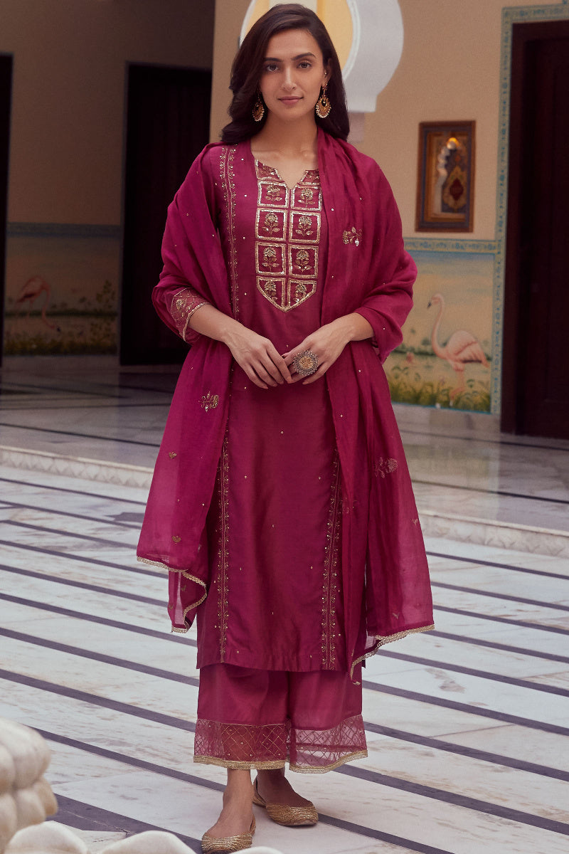 Sanaa Sahira Chanderi Kurta
