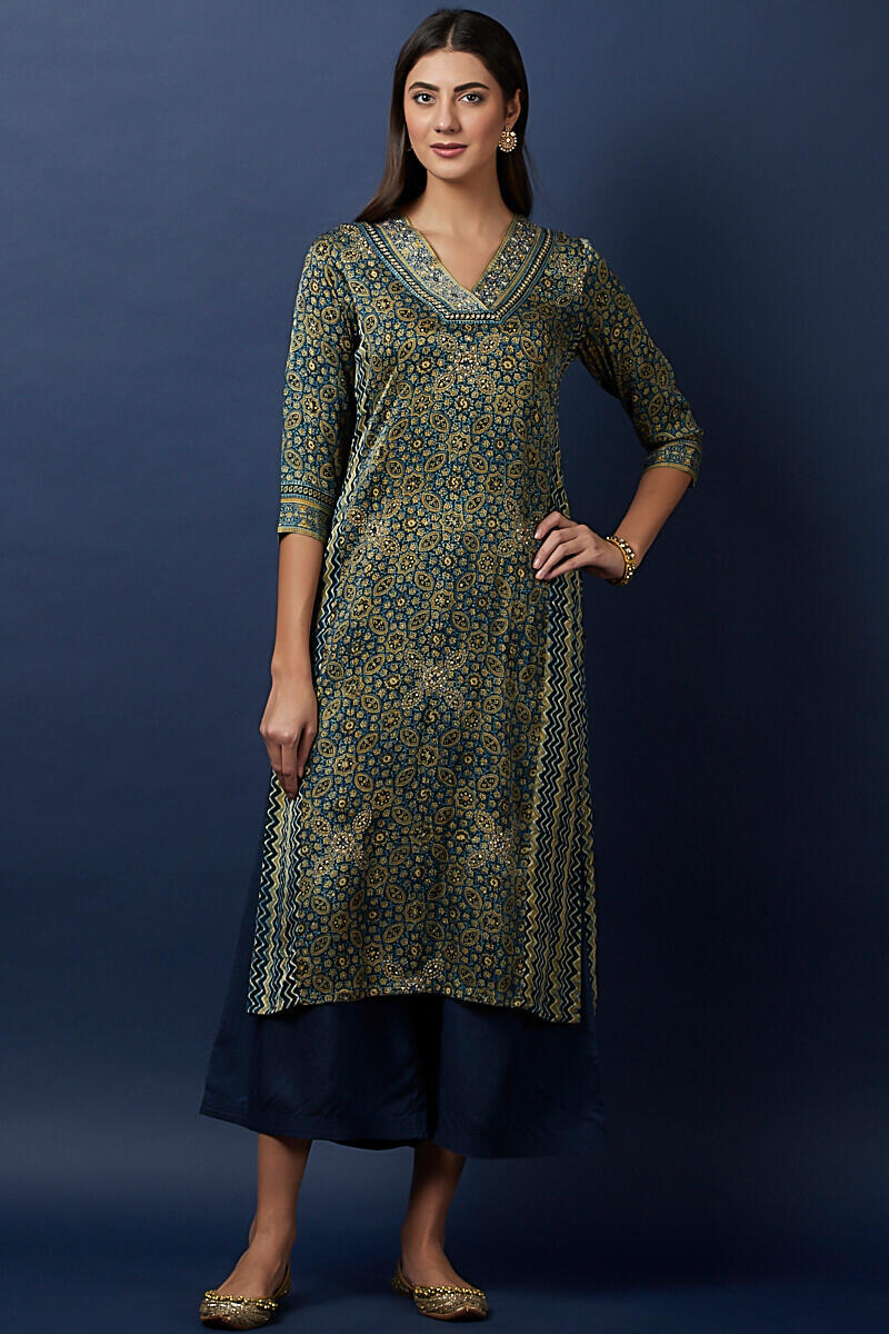 Ajrak Silk