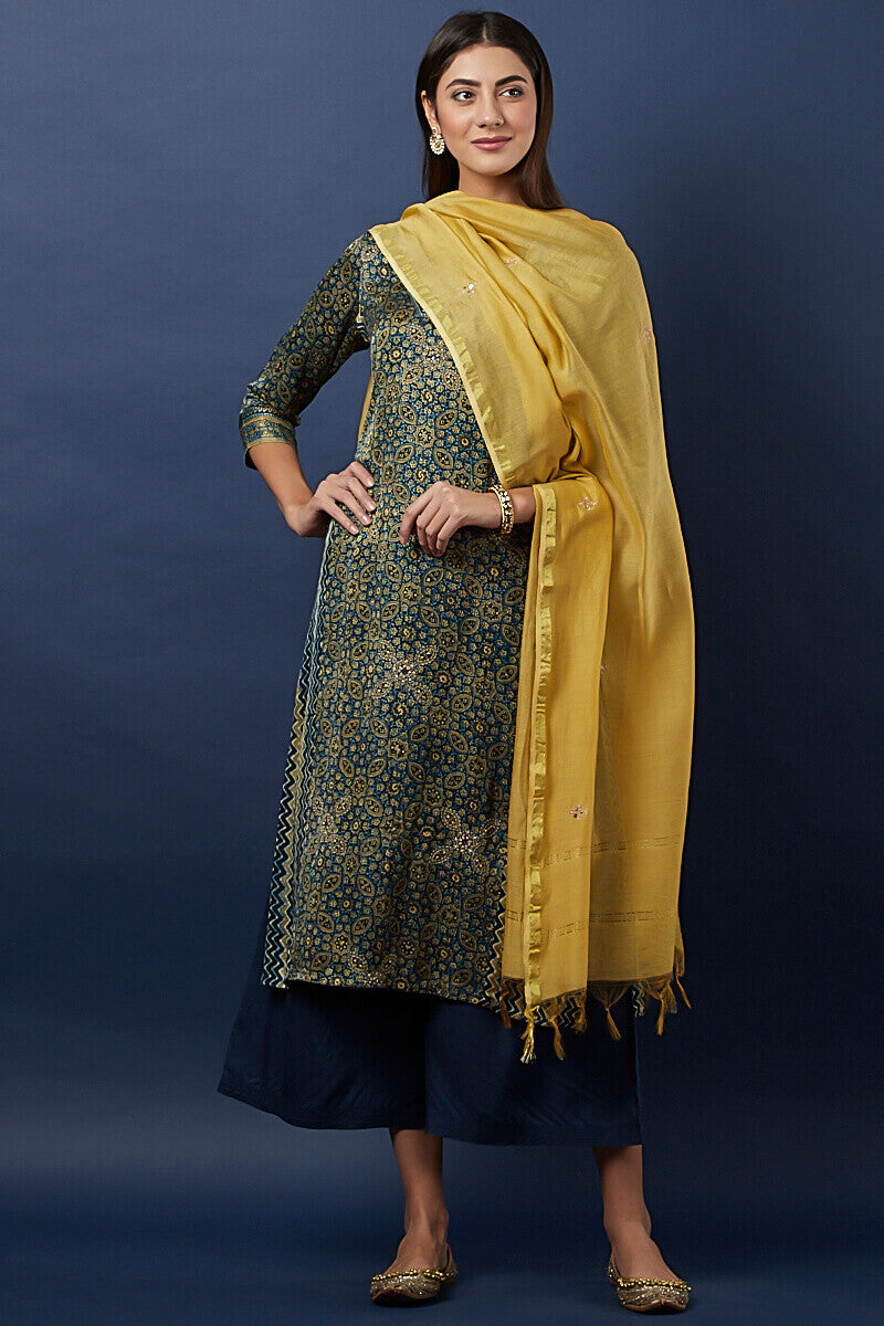 Ajrak Silk