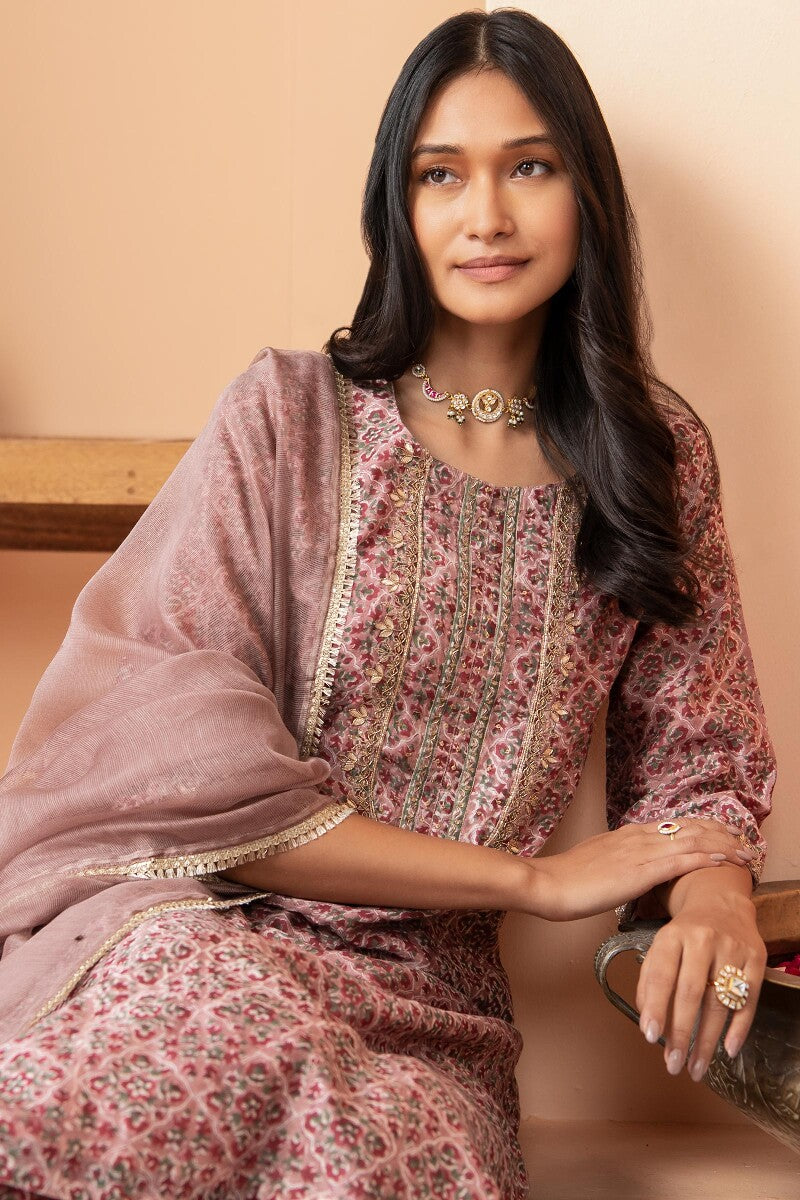 Shirin Zarina Sanganeri Chanderi Kurta