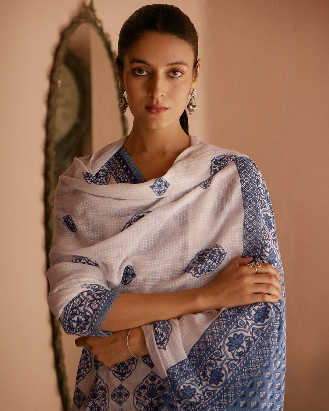 Neelofar Nihad Sanganeri Dupatta