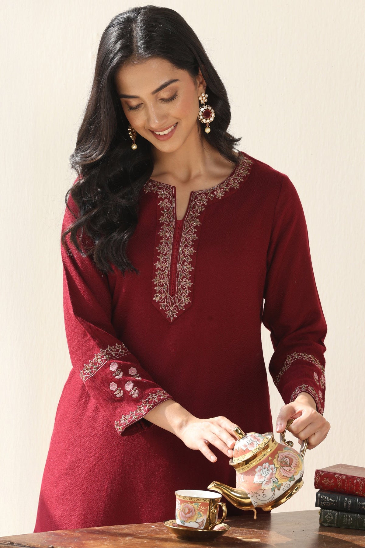 Surplus: Naadirah Maheen Faux Wool Kurta