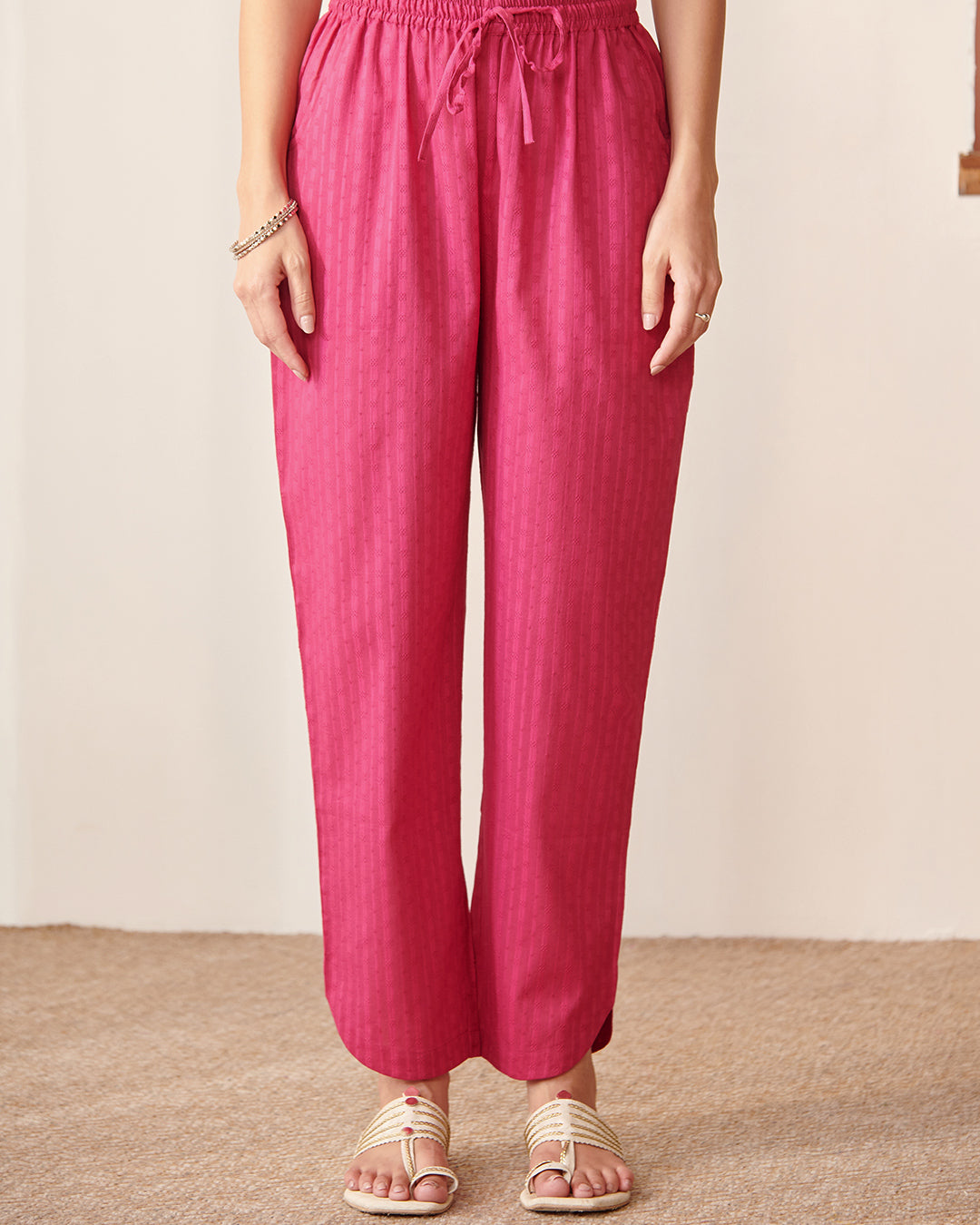 Roza Naimat Rani Pink Pants