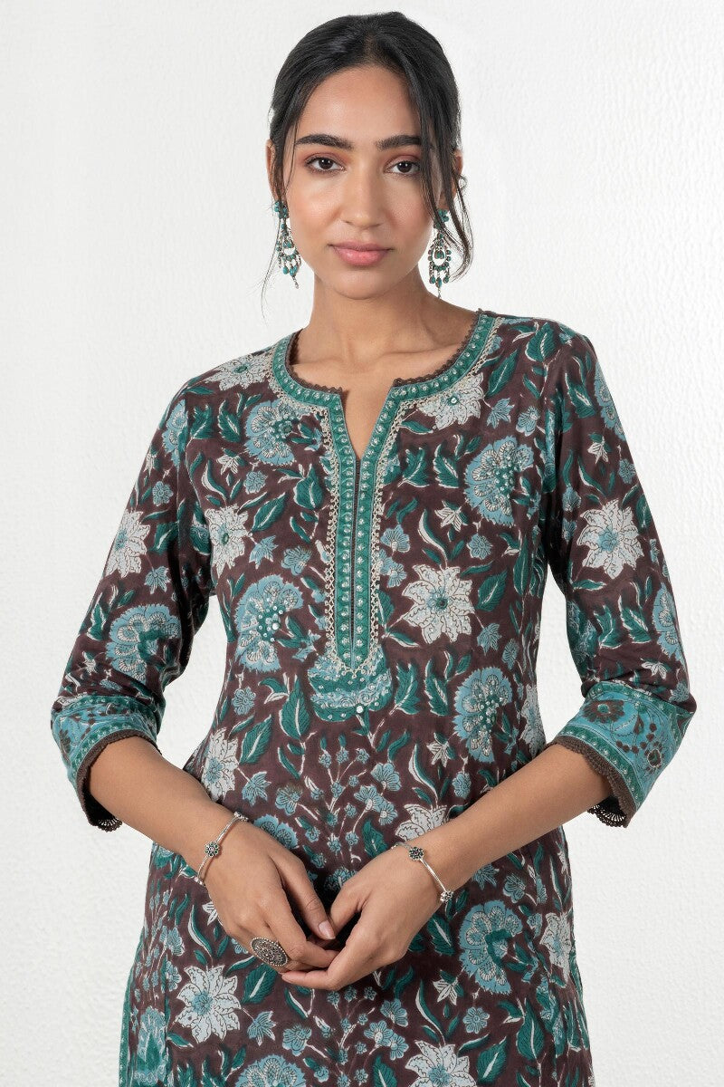 Gauhar Zafrina Sanganeri Kurta