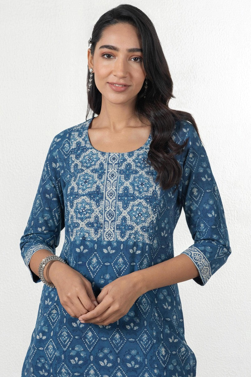 Noor Raziya Indigo Kurta