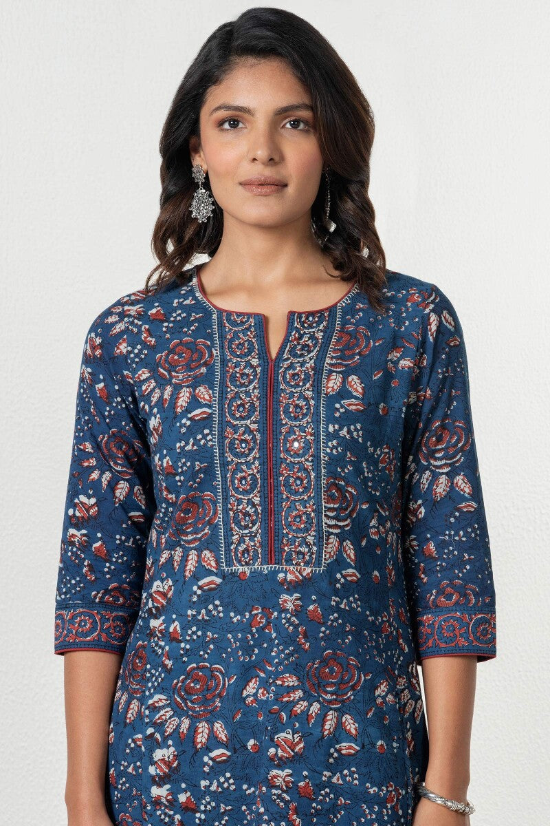 Sehra Zainab Bagru Kurta